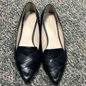 Cole Haan Black leather flat